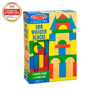 Melissa&Doug Wood Blocks Set 100pc