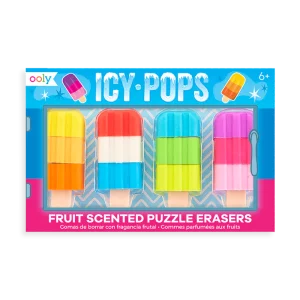 Icy Pops Scented Puzzle Erasers - ยางลบรูปแท่งไอศครีม