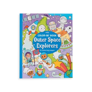 Color-in' Book: Outer Space Explorers - สมุดระบายสีสำรวจอวกาศ