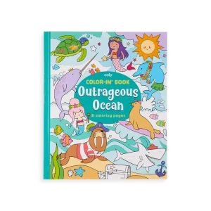 Color-in' Book: Outrageous Ocean - สมุดระบายสีสัตว์ใต้ท้องทะเล
