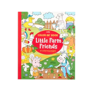 Color-in' Book: Little Farm Friends - สมุดระบายสีฟาร์มอบอุ่น
