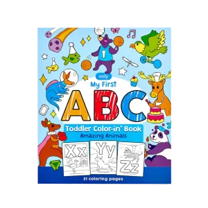 Toddler Coloring Book- ABC Amazing Animals - สมุดระบายสี ABC