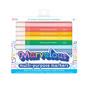 Marvelous 12 Multi Purpose Markers - ปากกา Marker สำหรับเพ้นท์