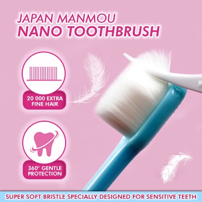 Manmou Ptnano toothbrush for Adults Blue - Image 4