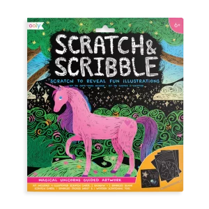 Magical Unicorn Scratch and Scribble Scratch Art Kit - กระดาษขูดสีรุ้ง(ยูนิคอร์น)