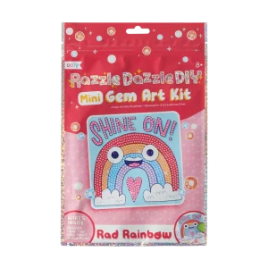 Razzle Dazzle D.I.Y. Mini Gem Art Kit - Red Rainbow - ชุดประดิษฐ์ ติดเพชร ขนาดพกพา(สายรุ้ง)