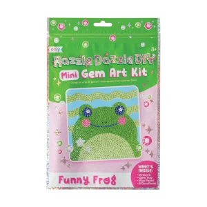 Razzle Dazzle D.I.Y. Mini Gem Art Kit - Funny Frog -ชุดประดิษฐ์ ติดเพชร ขนาดพกพา(กบ)