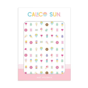 Calico Sun Nail Stickers - Lolly - สติ๊กเกอร์ติดเล็บ(รูปขนม)