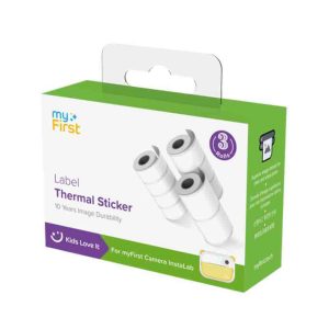 myFirst Insta Wi Thermal Sticker ( White with Strips)