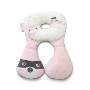 3D Breathable Baby Neck Pillow หมอนหนุนคอ 3D สำหรับเด็กสีชมพู