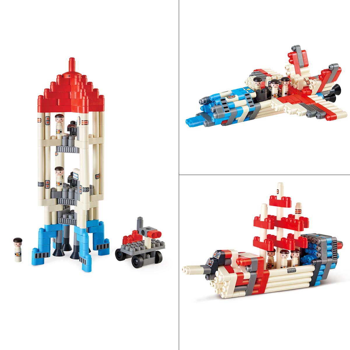 Hape Adventure Rocket ของเล่นตัวต่อ ชุดต่อจรวด Adventure Rocket (138 pcs.) - Image 6