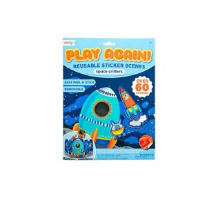 Play Again! Reusable Sticker Scenes - Space Critters - สติ๊กเกอร์สัตว์อวกาศ