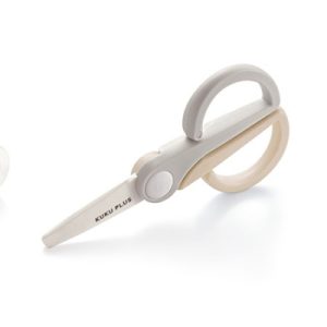KUKU PLUS Ceramic Food Scissors-Cream