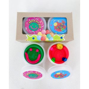 Happy Birthday Playdough แป้งโดว์สำหรับเด็ก เซท 2 กระปุก