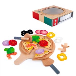 HAPE-ของเล่นพิซซ่าพร้อมกล่องส่ง Perfect Pizza Playset
