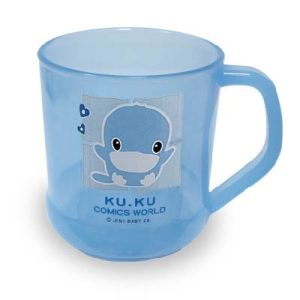 KUKU DUCKBILL MUG BLUE แก้วน้ำพลาสติกสีฟ้า