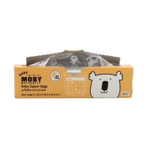 Baby Moby ถุงซิปล็อค จัดเรียงถุงเก็บน้ำนมแม่ (ขนาด L 1 กล่อง) Zipper Bags