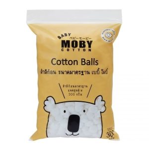 Baby Moby สำลีก้อน ขนาดมาตรฐาน Normal Size Cotton Ball (300 g.)