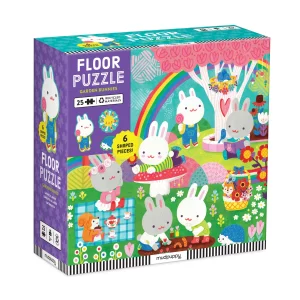 MUDPUPPY - 25 Piece Floor Puzzle Garden Bunnies