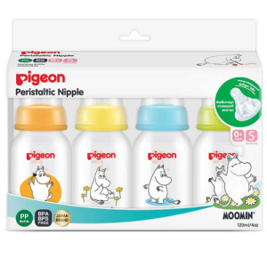 Pigeon ขวดนม RPP มูมิน 4 ออนซ์จุกมินิ S แพค 4