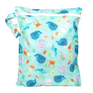 Bumkins กระเป๋าใส่ผ้าเปียก รุ่น Wet/Dry Bag ลาย Ocean Life