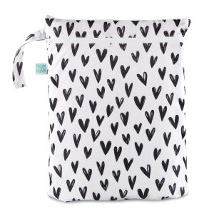 Bumkins กระเป๋าใส่ผ้าเปียก รุ่น Wet/Dry Bag ลาย Hearts