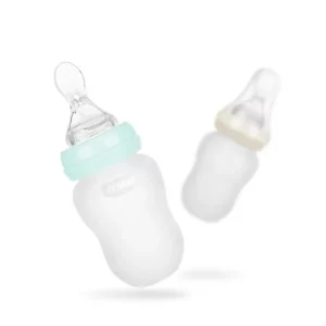 OONEW Baby Bottle With Spoon Feeder - ช้อนซิลิโคน บีบอาหาร