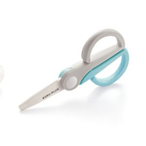 KU.KU PLUS Ceramic Food Scissors กรรไกรสำหรับตัดอาหาร -Blue