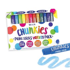 Chunkies Paint Sticks - Variety Pack - Set of 24 - แพ็ค 24 สี สีสำหรับเด็ก (ชั๊งกี้ เพ้นท์สติ๊ก)