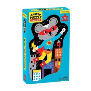 Shaped Character Puzzle 50 Piece - Superhero (จิ๊กซอว์คาแรคเตอร์ ลายซุปเปอร์ฮีโร่ 50 ชิ้น)