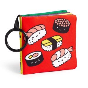 Crinkle Fabric Stroller Book - Foodie Baby (หนังสือผ้า)