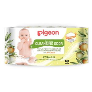 Pigeon เบบี้ไวพส์ คลีนซิ่งโอดอร์ 60 ชิ้น