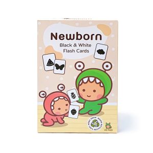 Little Monster Newborn Flashcards Recycle 100% : การ์ดขาว-ดำกระตุ้นการมองเห็น