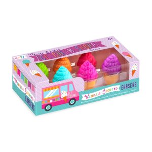 Petite Sweets Ice Cream Shoppe Scented Erasers - ยางลบไอศกรีมโคน