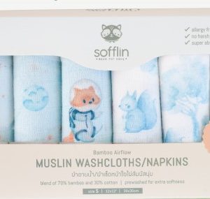 Sofflin Muslin Washcloth S - Bliss in Space (6pcs)