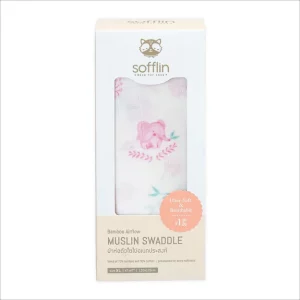 Sofflin Muslin Swaddle XL - Jumbo (1pc) ผ้ามัสลินใยไผ่ XL แพ็ค 1 ผืน