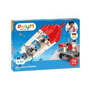 Hape Adventure Rocket ของเล่นตัวต่อ ชุดต่อจรวด Adventure Rocket (138 pcs.)