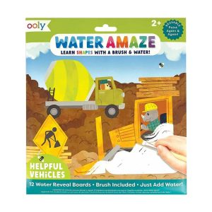 Water Amaze Water Reveal Boards - Helpful Vehicles - แผ่นภาพระบายสีด้วยน้ำเปล่า(ยานพาหนะ)