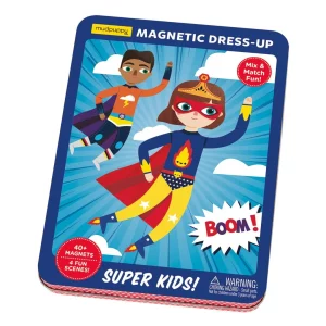 Megnetic Tin Playsets - Super Kids (ชุดกล่องแม่เหล็กแบบพกพา ลายแต่งตัวฮีโร่ตัวน้อย)