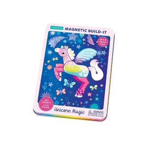 Megnetic Tin Playsets - Unicorn Magic (ชุดกล่องแม่เหล็กแบบพกพา ลายเวทมนตร์ยูนิคอร์น)