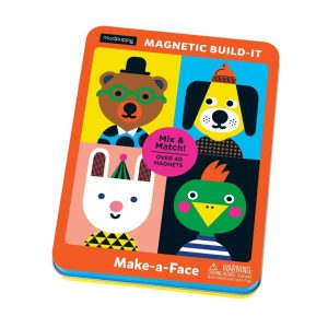 Megnetic Tin Playsets - Make-A-Face (ชุดกล่องแม่เหล็กแบบพกพา ลายหน้าสัตว์แสนน่ารัก )