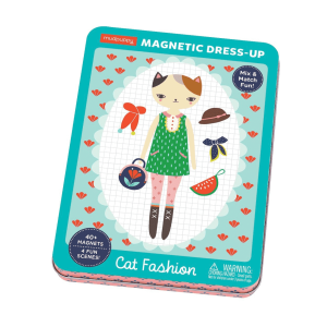 Megnetic Tin Playsets - Cat Fashion (ชุดกล่องแม่เหล็กแบบพกพา ลายแต่งตัวน้องแมว )
