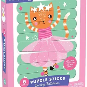 Puzzle Sticks - Dancing Ballerinas (จิ๊กซอว์ทรงไม้ไอศกรีม ลายนักบัลเล่ต์)