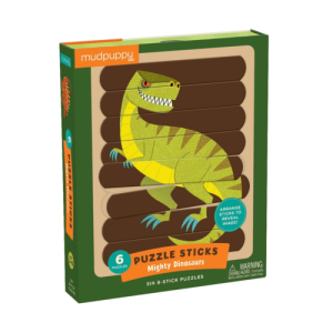 Puzzle Sticks - Mighty Dinosaurs (จิ๊กซอว์ทรงไม้ไอศกรีม ลายไดโนเสาร์)