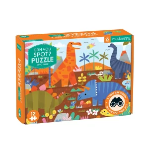 Can You Spot? Puzzle - Dino Park (จิ๊กซอว์ซ่อนหา สำหรับเด็กเล็ก ลาย Dino Park)